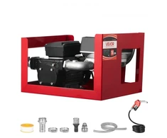 VEVOR Kuro perkėlimo siurblys 230V, 16 GPM 60 l/min, su matuokliu, automatiniu purkštuvu ir 2 žarnomis