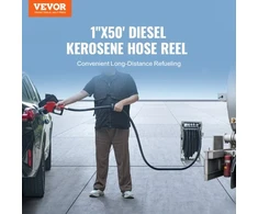 VEVOR Kuro žarna su rite, 25,4 mm x 15,24 m, automatinė, 20,68 bar