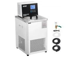 Koduva VEVOR laboratorinis cirkuliatorius, 6 l, -20 °C iki 100 °C, LCD ekranas, 304 nerūdijančio plieno vandens vonia