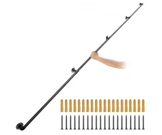 Koduva VEVOR laiptų ranktūris, 396,2 cm, juodas, anglinis plienas
