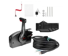Koduva VEVOR laivo droselio valdymo dėžė 881170A15, šoninis montavimas Mercury PT 2 taktų, Power Trim, 16,3 pėd. laidynas