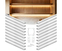 Koduva VEVOR LED aliuminio profilis 20 vnt. 3,3 ft / 1 m U formos, su pienišku dangteliu
