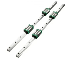 VEVOR Linijinis bėgelis ir guolių blokai, 3 vnt., HSR20, 1700 mm