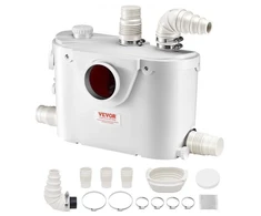 Koduva VEVOR macerator siurblys FLO500-BE, 500 W, 110 l/min, 8 m pakėlimo aukštis