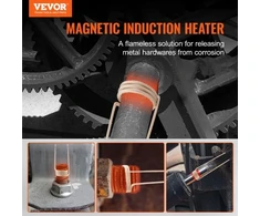 VEVOR Magnetinio indukcinio šildytuvo rinkinys, rankinis, su 8 ritėmis, 220 V