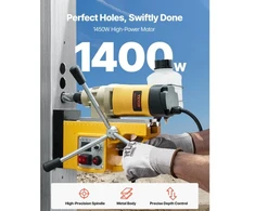 Koduva VEVOR magnetinis gręžtuvas, 1400 W, geltonas
