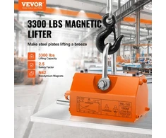 Koduva VEVOR magnetinis keltuvas, 1500 kg traukimo galia, 2,5 saugos koeficientas