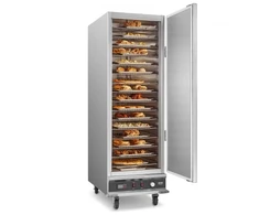 Koduva VEVOR maisto šildytuvas „Hot Box“, 16 lygių, su vandens padėklu, vienos durys, reguliuojamos lentynos, nerūdijančio plieno spintelė