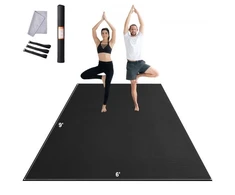 Koduva VEVOR mankštos kilimėlis, neslystantis, 275 x 183 cm, PVC, su maišu ir nešiojimo diržu