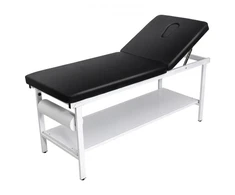 VEVOR Medicininė apžiūros kušetė, 227 kg apkrova, 0°–40° reguliuojamas atlošas, su lentyna ir popieriaus rulono laikikliu