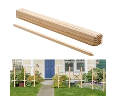 Koduva VEVOR mediniai sodo kuoliukai, 25 vnt., 19,05×19,05×1219,2 mm, eglės mediena