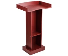 VEVOR Medinis podiumas, 1040 mm, pastatomas, su plačiu skaitymo paviršiumi ir lentyna