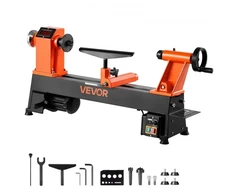 Koduva VEVOR medžio tekinimo staklės, 750 W / 1 AG, 150–3800 aps./min., 304 x 465 mm, stalviršinės