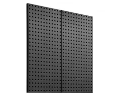 Koduva VEVOR metalinės perforuotos plokštės, 24" x 12", 2 vnt., juodos