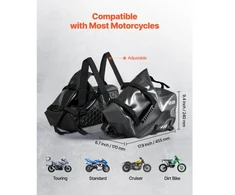 Koduva VEVOR motociklo balandinės 28 l (14 l x 2), juodos