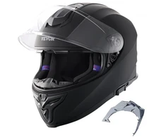 Koduva VEVOR motociklo šalmas, integralus, ABS, juodas, WLT-169