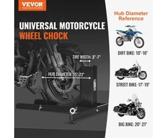 VEVOR Motociklo stovas ir rato atrama, priekinė ar galinė padanga