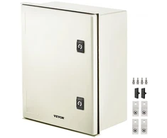 Koduva VEVOR NEMA 4X stiklo pluošto elektros dėžė, 40 x 30 x 20 cm, IP66, su montavimo plokšte