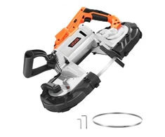 Koduva VEVOR nešiojamas juostinis pjūklas BW2111, 500 x 170 x 290 mm, 360 W