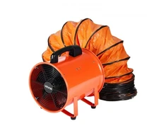 Koduva VEVOR nešiojamas ventiliatorius 300 mm, 2 greičių, 2894 CFM, oranžinis