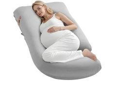 Koduva VEVOR nėštumo pagalvė G formos, U02, viso kūno atramai, jersey medvilnė
