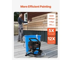 Koduva VEVOR oro beorio dažų purkštuvas, 650 W, 3000 psi, RP8623S