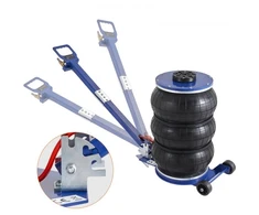 VEVOR Oro domkratas, 5 t / 11000 lb, trigubas oro pagalvės domkratas, iki 470 mm, su reguliuojama rankena