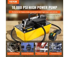 Koduva VEVOR oro hidraulinis siurblys, 689 bar (10 000 PSI), 2,3 L rezervuaras, su nuotolinio valdymo aktuatoriumi