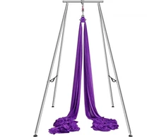 Koduva VEVOR oro jogos rėmas ir jogos hamakas, 9,67 ft, violetinis
