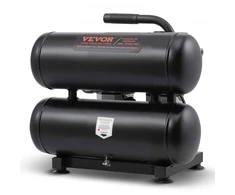 VEVOR Oro kompresorius, 18 l plieno bakas, 1 HP, 650 W, be alyvos, 120 PSI