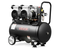 Koduva VEVOR oro kompresorius 50 l, 3 kW, bealyvis, 255 l/min, 8 bar