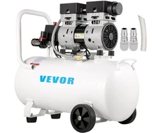 Koduva VEVOR oro kompresorius 50 l, 750 W, baltas