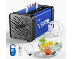 Koduva VEVOR ozono generatorius, 30000 mg/h, komercinis, su 15 s delsa, dviguba žarnos vandens režimu ir LCD jutikliniu ekranu