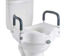 VEVOR Paaukštinta tualeto sėdynė su porankiais, 136,1kg, 127 mm, SC7060B