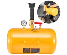 VEVOR Padangų borto sėdynė, 10 Gal / 37,9 L, 87–116 PSI, sunkiasvoris oro pripūtimo įrankis, geltona