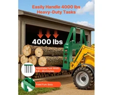 Koduva VEVOR padėklų šakės skid steer, 1814 kg, 915 mm, 50,8 mm laikiklis