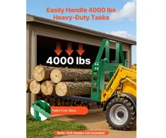Koduva VEVOR paletės rėmas krautuvui, 1814 kg keliamoji galia, 115 cm, su 50,8 mm prikabinimo lizdu