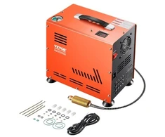 Koduva VEVOR PCP oro kompresorius, 800 W dviejų cilindrų, 4500 PSI/30 MPa, su aušinimo ventiliatoriumi ir automatiniu sustabdymu