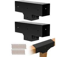 Koduva VEVOR pergolos laikiklių rinkinys 2 vnt., T formos 4x4, 92 x 92 mm