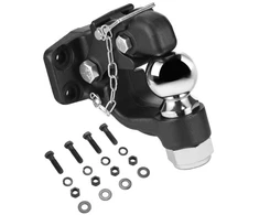 VEVOR Pintle kablis, 20 000 lbs, 2-5/16 col. kamuolys, 2,5–3 col. lunette žiedui