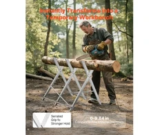VEVOR Pjūklo ožys, sulankstomas, 149,7kg keliamoji galia, plieno