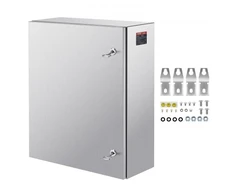 Koduva VEVOR plieninė elektrinė dėžė, 60 x 50 x 20 cm, 304 nerūdijančio plieno elektrinis korpusas