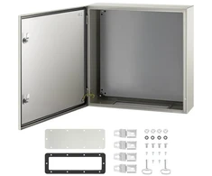 Koduva VEVOR plieninė elektros spinta 60 x 60 x 20 cm, NEMA 4X, IP66, su montavimo plokšte