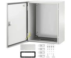 Koduva VEVOR plieninė elektros spinta, NEMA 4X, 50x40x25 cm, IP66, su montavimo plokšte