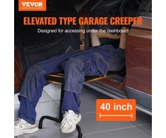 Koduva VEVOR po prietaisų skydeliu skirtas mechaniko vežimėlis, 1016 mm, 149,7kg, reguliuojamas 20,3–27,4 in