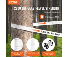 Koduva VEVOR poliesterinė traukimo juosta Mule Tape 5/8" x 108' 2200 lbf
