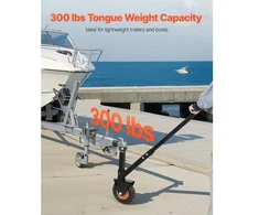 VEVOR Priekabos manevravimo vežimėlis QYC300-VB, 136 kg, su 47,6 mm ir 50,8 mm rutuliais