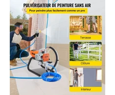 Koduva VEVOR Pro beoris sienų dažų purkštuvas, 1800 W, reguliuojamas purškimo slėgis, su vamzdžiu