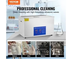 VEVOR Profesionalus ultragarsinis valiklis, 30 l, nerūdijančio plieno, 40 kHz