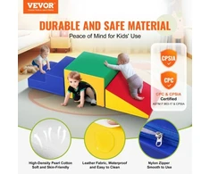 VEVOR Putplasčio laipiojimo žaidimų rinkinys su tuneliu vaikams nuo 3 metų, 3 dalių, įvairių spalvų